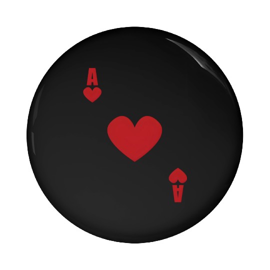 Ace Of He Poker Card Blackjack Texas Holdem Poker Pin Buttons