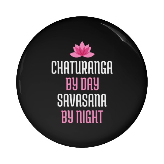 Yoga All Day Pin Buttons