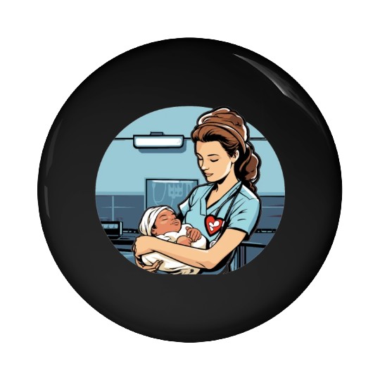 Registered Nurse Medical Medicine Neonatal Nurse Pin Buttons