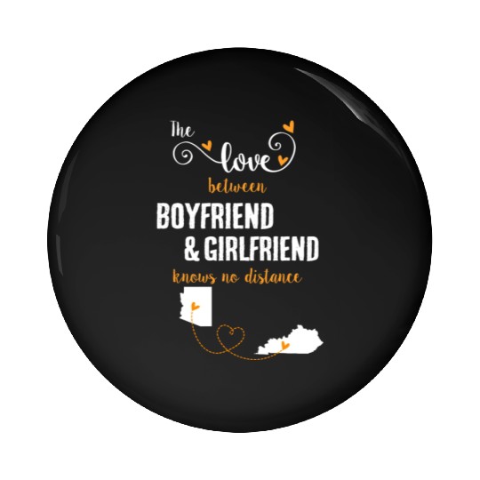 Love Between BF And GF Arizonna To Kentucky Gift Pin Buttons