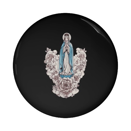 Mother of Jesus Pin Buttons