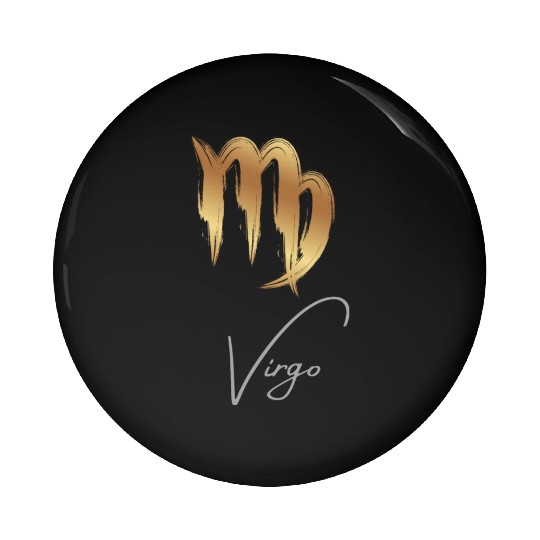 Virgo zodiac sign Pin Buttons