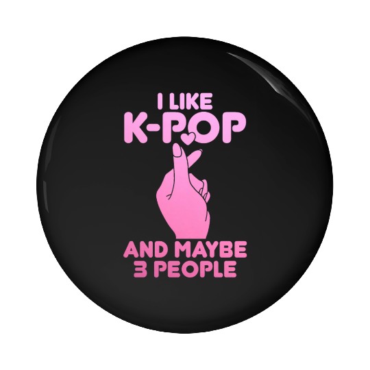 K-Pop Fan Gift Korean Pop Music Pin Buttons