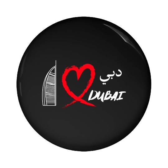 i love dubai Pin Buttons