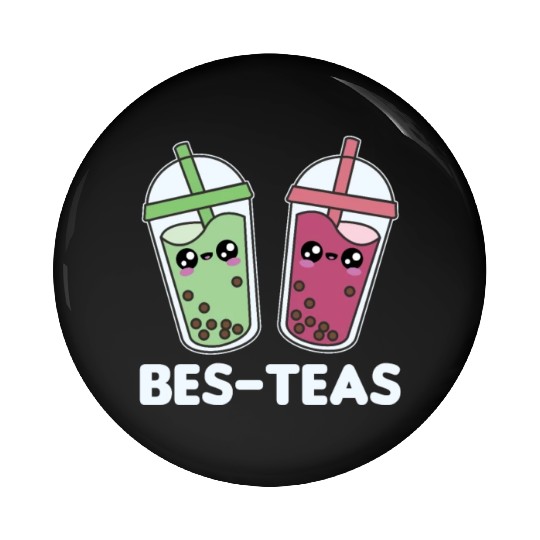 Best-Teas - Bubble Tea Kawaii Boba Tea Love Pin Buttons