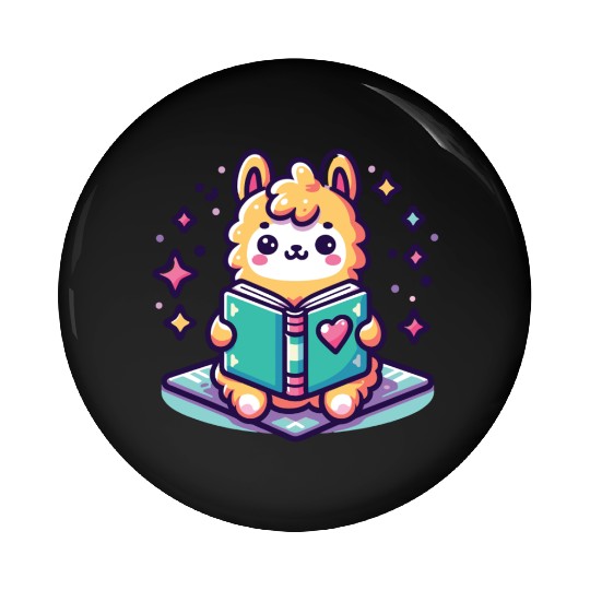 Little Cute Llama Pin Buttons