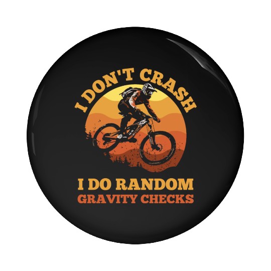 Daredevil Cyclist Pin Buttons