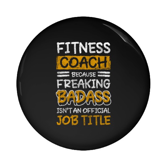Fitness Instructor Gym Muscle Building Bench Press Pin Buttons