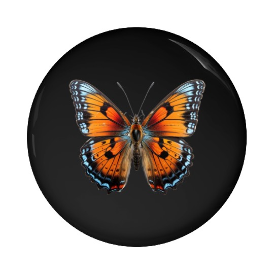 Butterfly Colorful Enchanting Delicate Insects Pin Buttons
