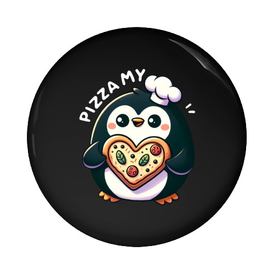 Pizza My Heart - Cheesy Love Pin Buttons