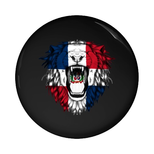 Dominican Republic Pin Buttons