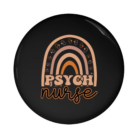 Psych Nurse Pin Buttons