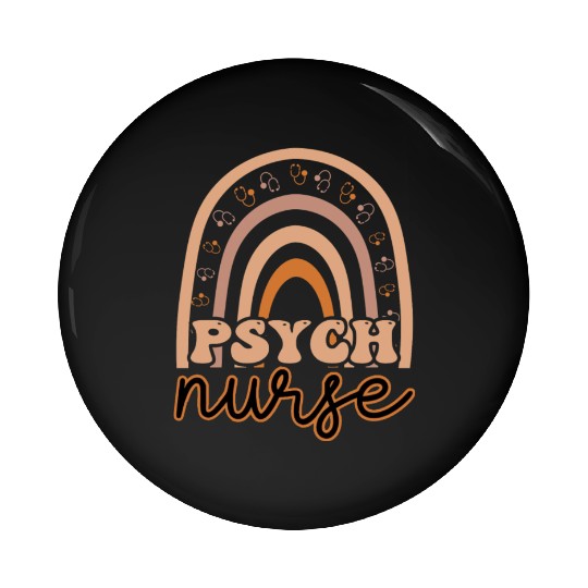 Psych Nurse Pin Buttons