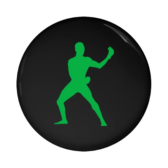 Israel Adesanya Green Active Pin Buttons