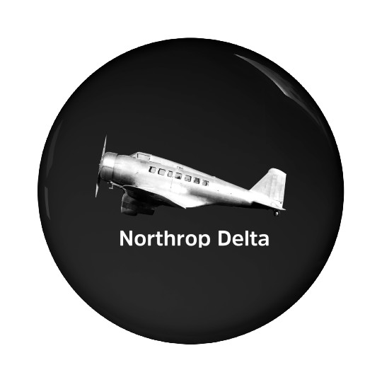Northrop Delta Aircraft Pin Buttons