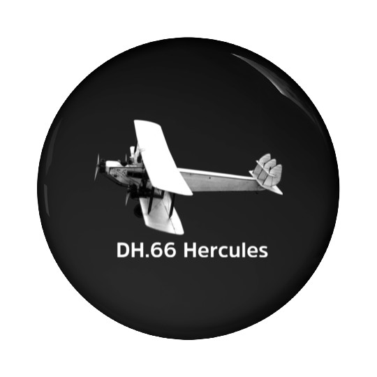 DH66 Hercules Aircraft Pin Buttons