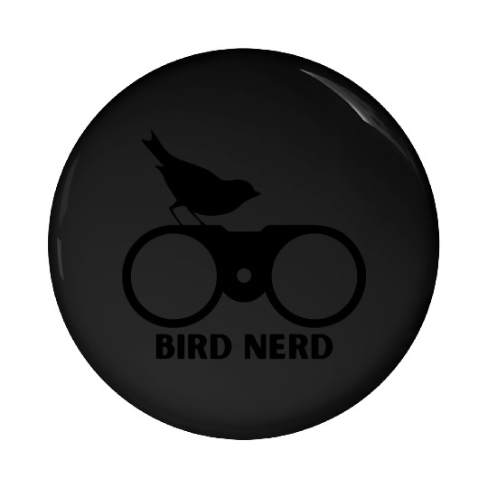 Bird Nerd Pin Buttons
