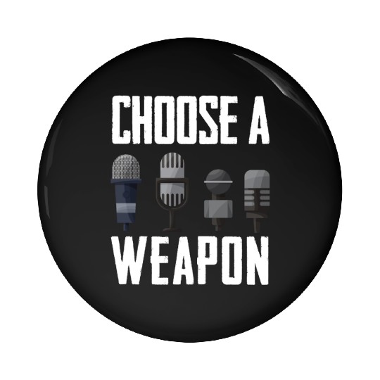 Funny Karaoke Singer Singing Musician Karaoke Gift Pin Buttons