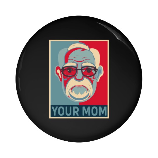 Funny Sigmund Freud Psychology Psychologist Pin Buttons