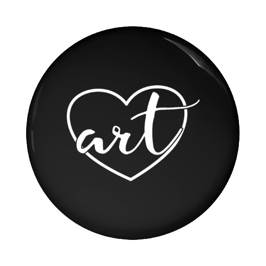 Art Heart Back To School Painting Art Teacher Pin Buttons