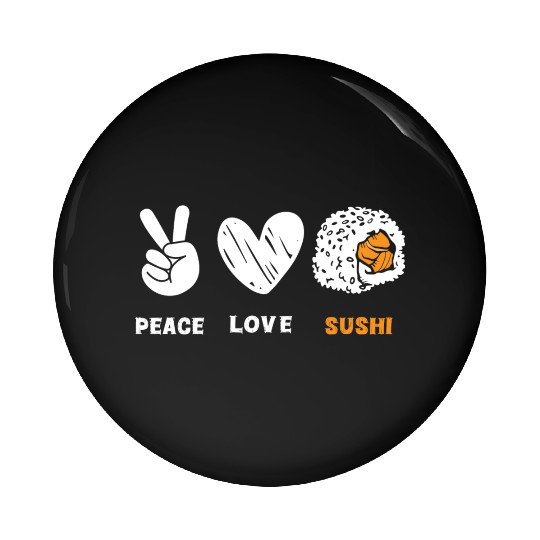 Japan Delicious Maki Chopsticks Pin Buttons