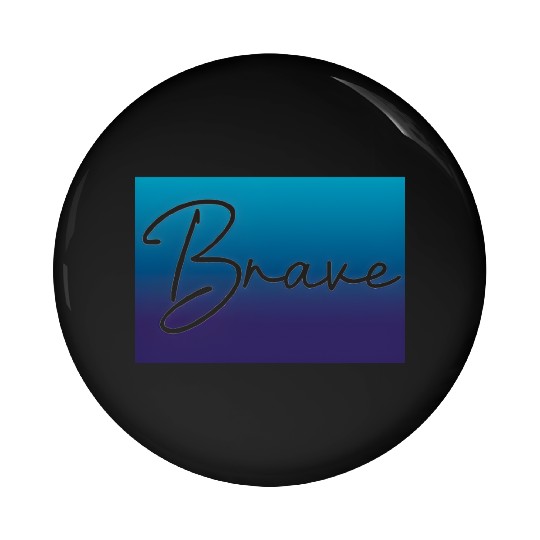 "Brave Typography: Elevate Your Style with Fearles Pin Buttons