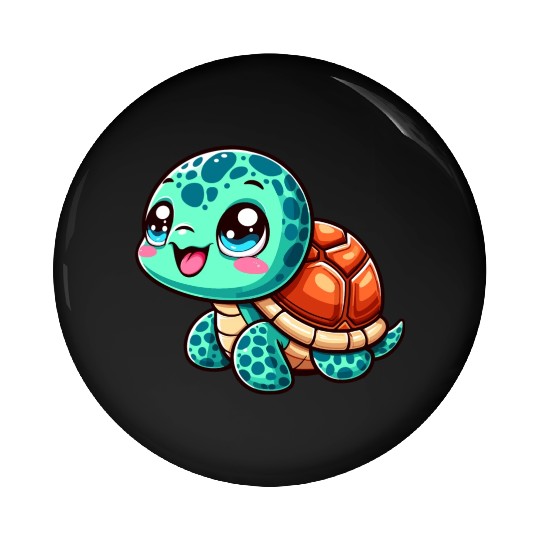 Graceful Sea Turtle Serenity Pin Buttons