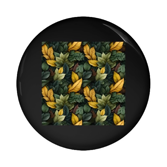 Fall Leaves Pattern Pin Buttons