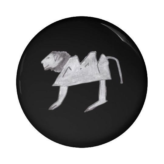 Mountain Lion Pin Buttons