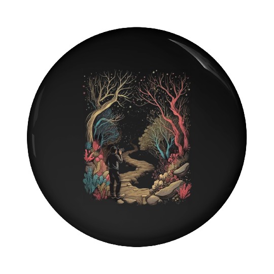 Photography Forest Nature Photographer Camera Pin Buttons