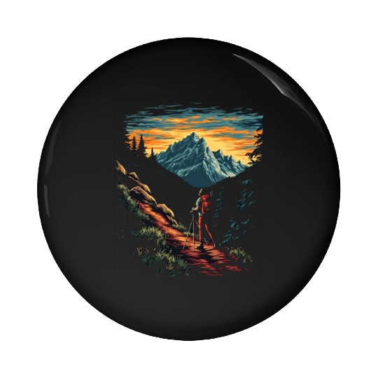 Photography Photographer Nature Mountain Camera Pin Buttons