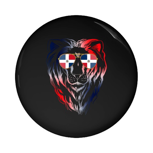 Dominican Republic Pin Buttons