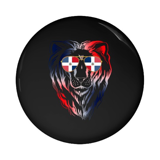 Dominican Republic Pin Buttons