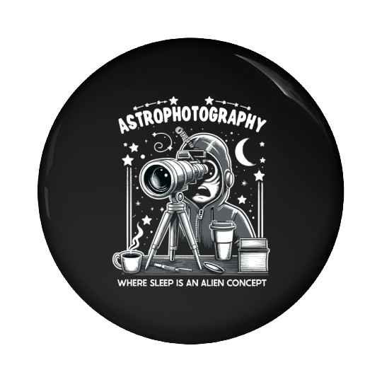Astrophotography Astronomy Space Camera Star Watch Pin Buttons