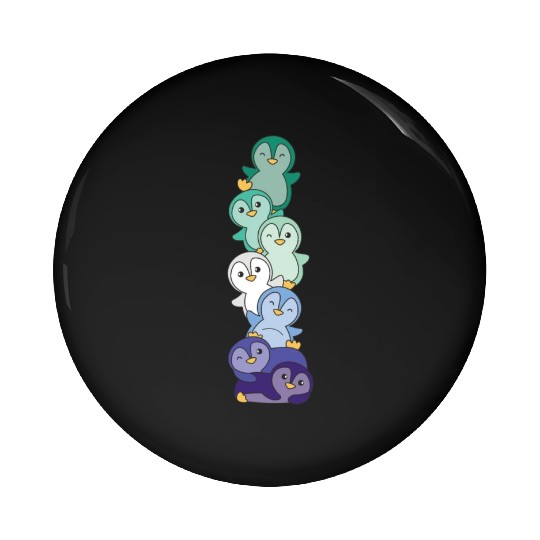 Gay Flag Pride Lgbtq Cute Penguin Pin Buttons
