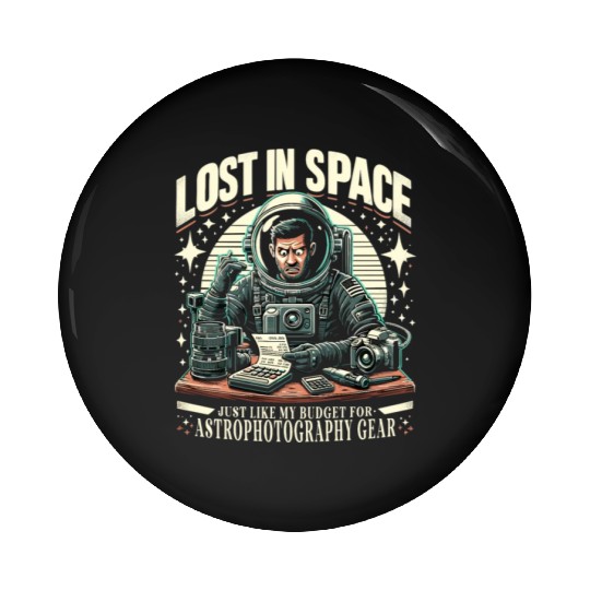 Astrophotography Astronomy Space Camera Star Watch Pin Buttons