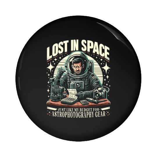 Astrophotography Astronomy Space Camera Star Watch Pin Buttons