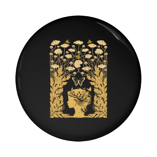 Fairy Butterfly Fairycore Naturecore Pin Buttons