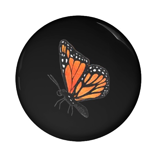 Monarch butterfly 1 Pin Buttons