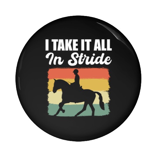 Horse Racing Equestrian Pin Buttons