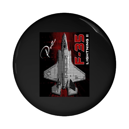 Lockheed Martin F-35 Lightning II Pin Buttons