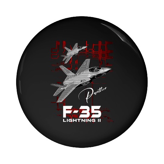 Lockheed Martin F-35 Lightning II Pin Buttons