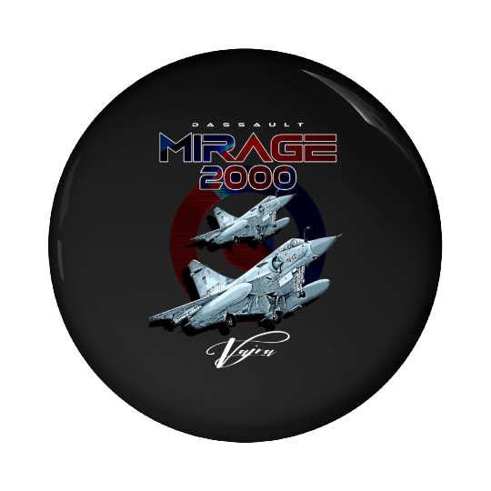 Dassault Mirage 2000 French Vintage Multi-Role Fig Pin Buttons