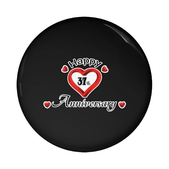 anniversary 37th Pin Buttons