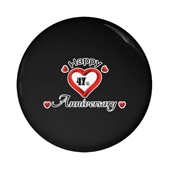 anniversary 47th Pin Buttons