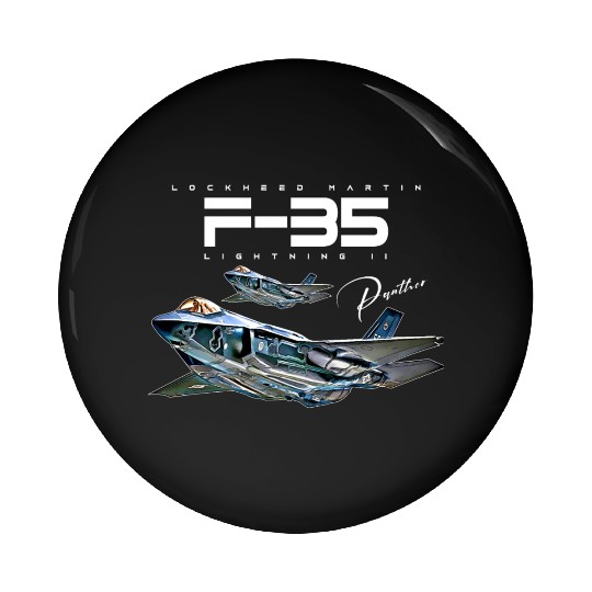Lockheed Martin F-35 Lightning II Pin Buttons