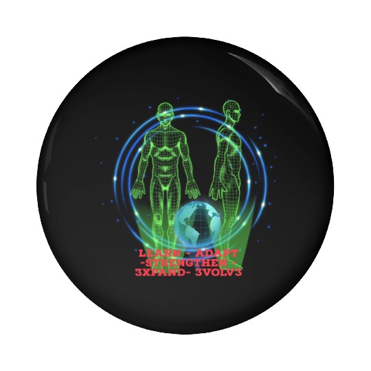 5 Steps to Growth (Evolution) Red Pin Buttons