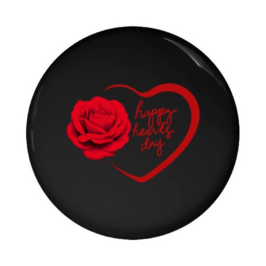 spread love with valentine Pin Buttons