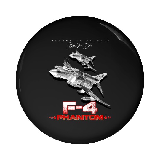 F-4 Phantom Us Air Force Fighter jet Pin Buttons
