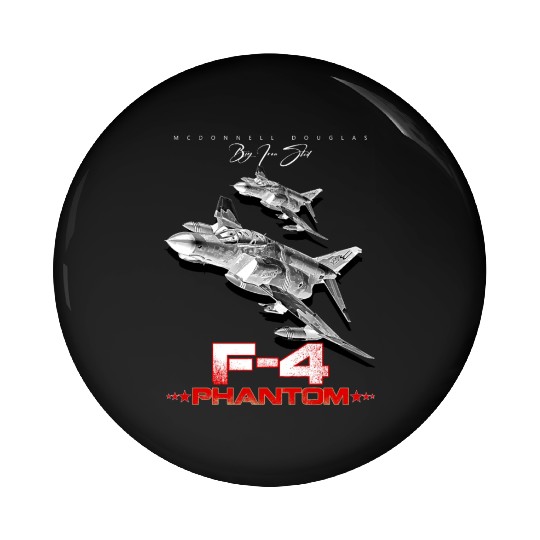 F-4 Phantom Us Air Force Fighter jet Pin Buttons
